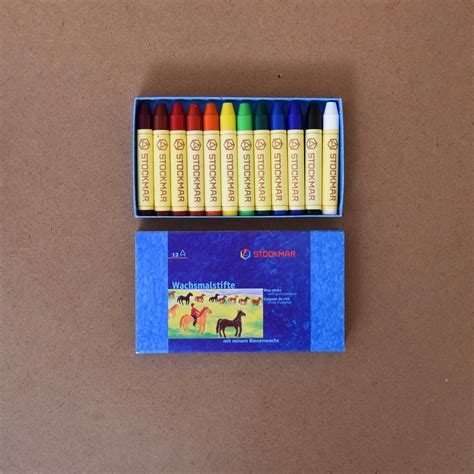 Stockmar Wax Stick Crayons 12 Box Tanglewood Toys