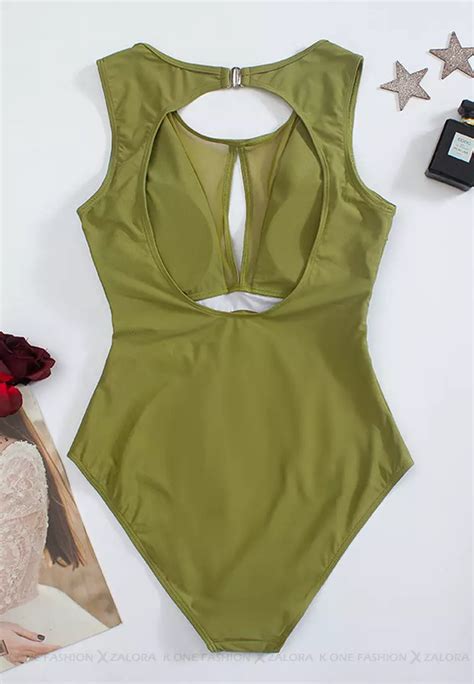 Buy Its Me Sexy Mesh Bikini One Piece Swimsuit Online ZALORA Philippines