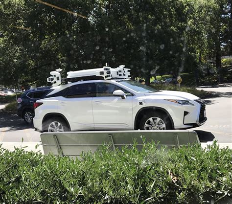 Apple S Self Driving Car Spotted In The Wild With Lidar Sensors