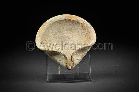 Ancient biblical Iron Age pottery oil lamp, 1000 BC (item #1218084)