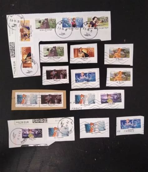 Lot De Timbres France Disney Ans D Histoires Partager