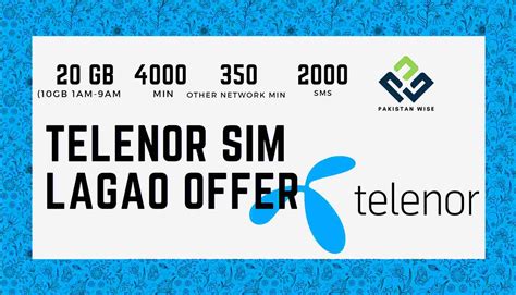 Telenor Sim Lagao Offer Pakistan Wise