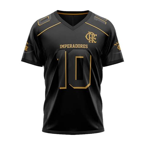 Camisa Flamengo Preta E Dourada