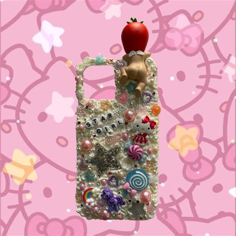 Bbyblissx On Ig In 2024 Pretty Iphone Cases Handmade Phone Case Bling Phone Cases