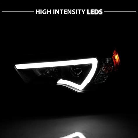 Fit For 2014 2020 Toyota 4runner 4 Runner Projector Black Headlights C