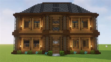 Wooden Survival House in Minecraft