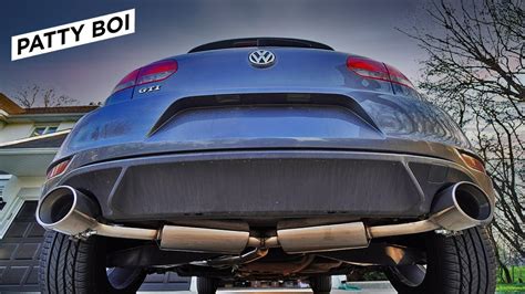 Mk6 Gti Gets A Catback Exhaust Sound Clips Youtube