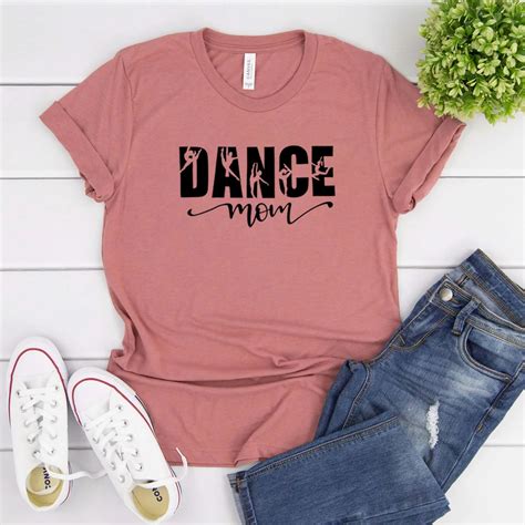 Dance Mom Shirt Dance Lover Dancer Mama T Shirt Vintage Mom Life Tees Women Short Sleeve