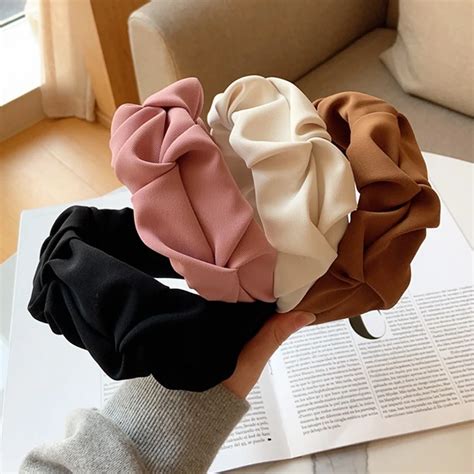 Wide Flower Hoop Hair Bandas Para Mulheres E Meninas Bandanas Monocrom