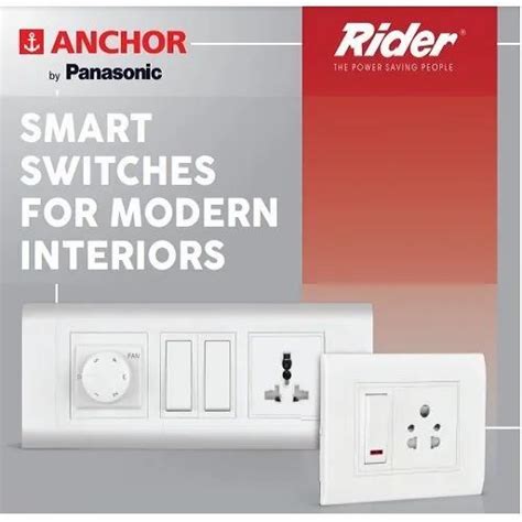 6A Anchor Rider Modular Switch 1M 1 Way At 25 Piece In Bengaluru