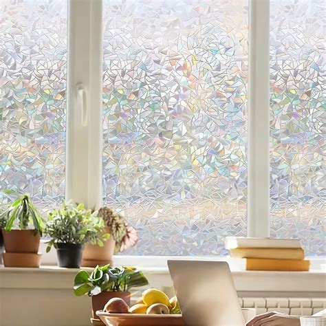 Geometric Pattern Privacy Window Film Translucent Static - Temu