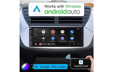 Boomboost Single Din Touchscreen Car Stereo With Wireless Carplayer And