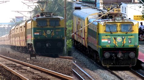 Most Beautiful Looking Electric Locomotive Back To Back Wap