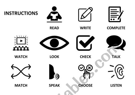 instructions esl worksheet  hlemasle