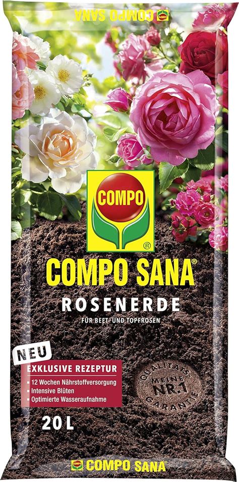 Compo Sana Terreau Pour Rosiers 20 L Amazon Fr Jardin