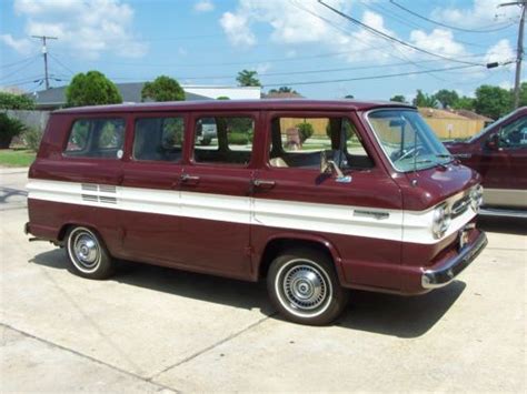 Purchase Used 1965 Chevy Corvair Greenbrier 6 Door Van In Kenner