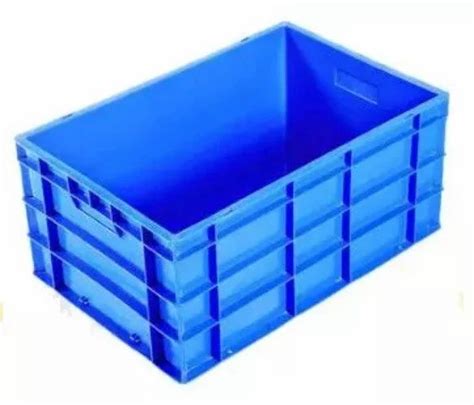 Rectangular Blue Plastic Storage Crates For Industrial At Rs In