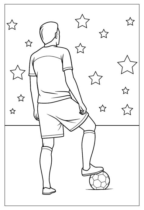 Desenhos de Futebol para Colorir e Pintar - Tudo Para Colorir