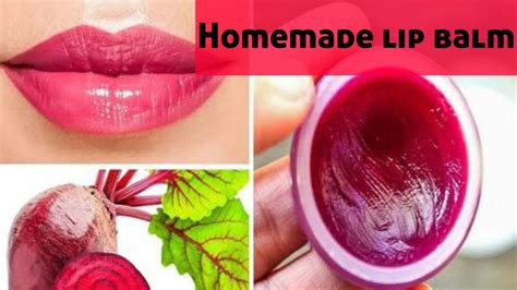 Only 2 Ingredients Lip Balm For Pink Lips Homemade Beetroot Lip Balm