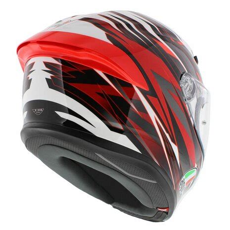 Agv K S Reeval Motorhelm Glans Rood Grijs Helmspecialist