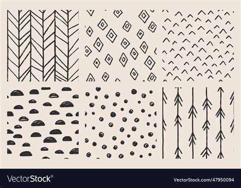 brush seamless pattern royalty  vector image