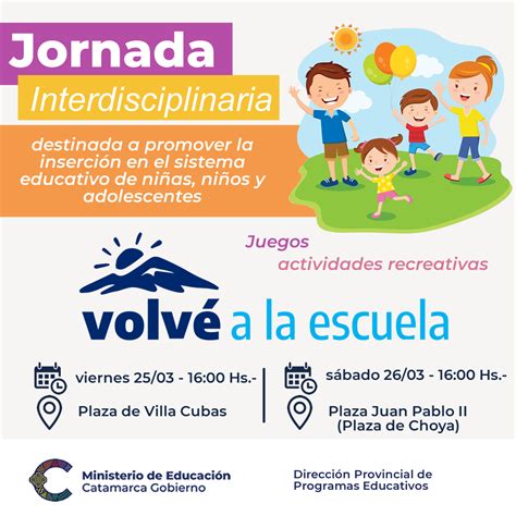 Ministerio de Educación Gobierno de Catamarca Jornada