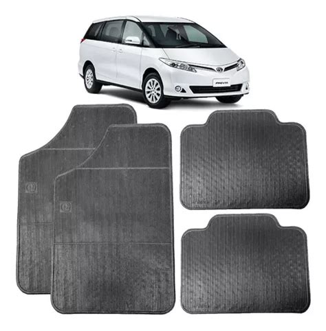 Tapete Carro Borracha Pvc Toyota Previa 4 Peça Ruchi Parcelamento