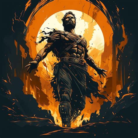 Premium Photo Tshirt Design Of Roman Gladiator In A Victorious Pose