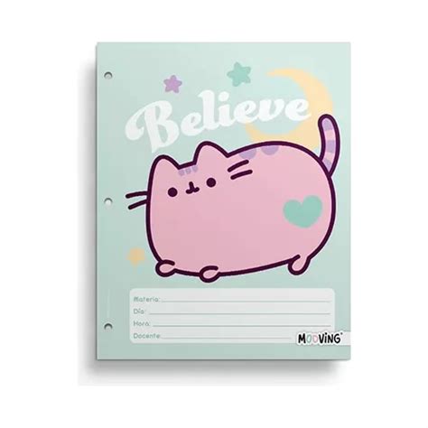 Separadores Pusheen Nº 3 Escolar Materia Carpeta X 6 Mooving en venta