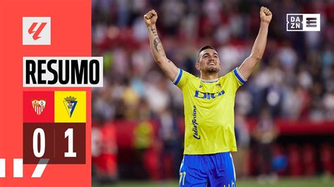 Resumo Sevilla 0 1 Cádiz LaLiga 23 24 YouTube