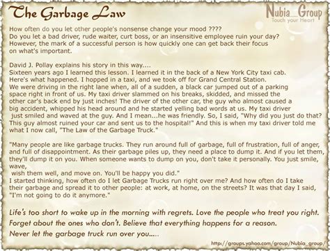 Law Of The Garbage Truck Pdf The Law Of The Garbage Truck Butterflyymade