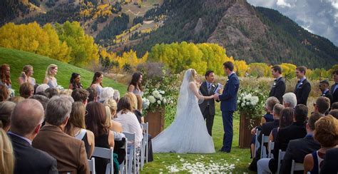 Aspen Meadows Resort Colorado Weddings High Rockies Wedding Venues