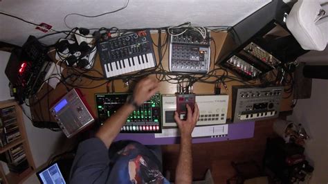 Techno Live Session Roland Tr Mc Akai Mpc Studio Volca