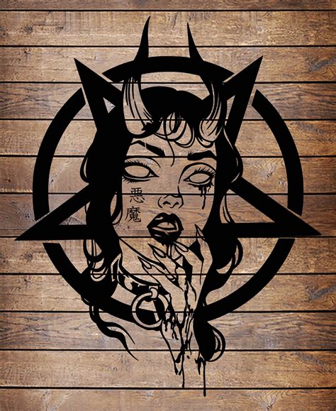 Girl Devil Tattoo at Micheal Weston blog