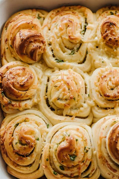 Garlic Rolls Pull Apart Bread Recipe Baked Bree