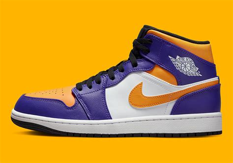 Air Jordan Mid Lakers Dq Sneakernews