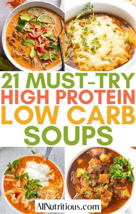 21 High Protein Low Carb Soup Recipes All Nutritious