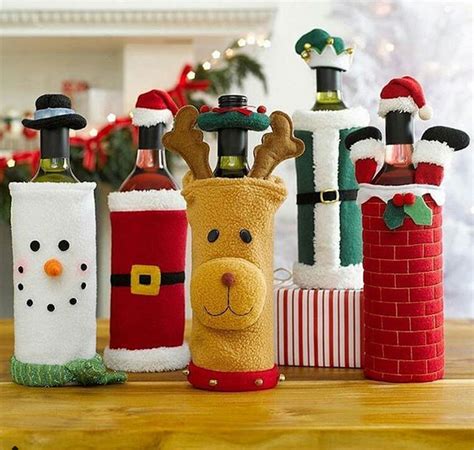 20 Diy Botellas Decoradas De Navidad