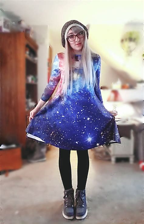 Geek girl nebula space astronomy dress Nerdy Girl, Geek Girls, Space And Astronomy, Daily ...