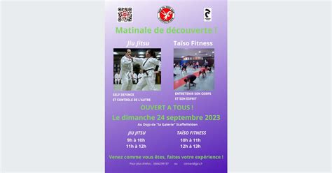 Matinale de découverte du Jiu Jitsu et du Taiso Staffelfelden date