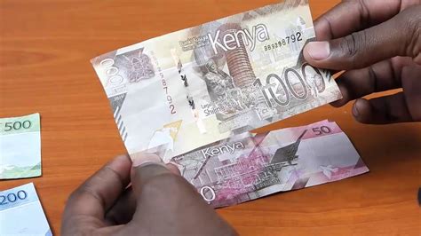 Features Of The New Kenyan Currency Notes Youtube