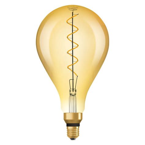 LED Pære Vintage A160 5W E27 Guld Spiral Ledvance