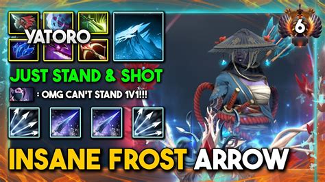 Insane Frost Arrow Carry By Yatoro Drow Ranger Max Slotted Item Build