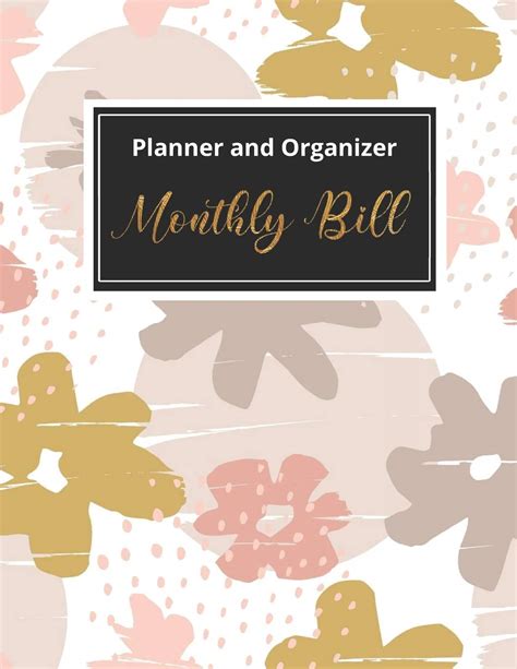 Buy Monthly Bill Planner And Organizer Monthly Weekly Budget Planner