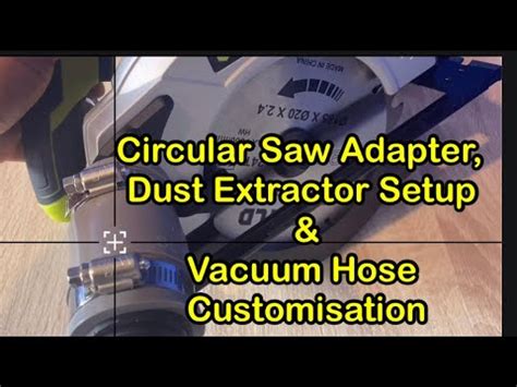 Say Goodbye To Sawdust Master Circular Saw Dust Extraction With