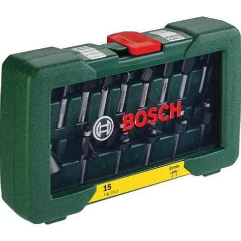 Bosch Pi Ces Ensemble De Fraises Au Carbure Pour Le Bois