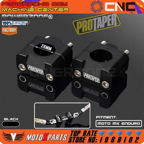 Pro Taper Handlebar Fat Bar Risers Mount Clamp Adapter