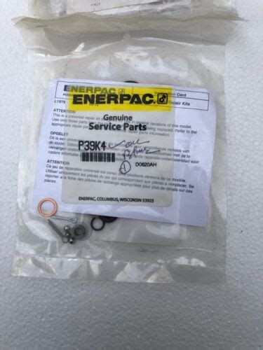 Enerpac P391K2 Hydraulic Hand Pump Repair Kit For 6W462 For Sale