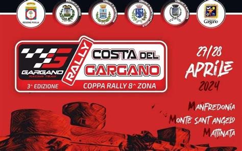 RALLY COSTA DEL GARGANO 2024 DOMENICA 21 APRILE LA PRESENTAZIONE