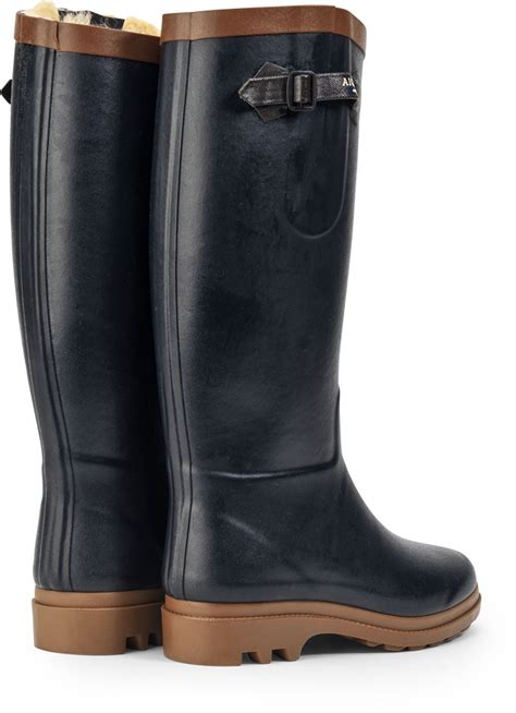 Aigle Aiglentine Fur Marineambre Women S Boots And Ankle Boots